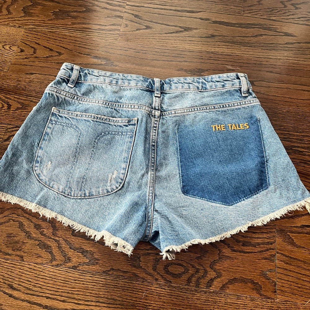 NEW Free People The Tales Panelled Denim Short - Picture 8 of 11
